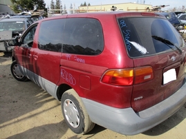 1999 TOYOTA SIENNA CE BURGUNDY 3.0L AT Z16180